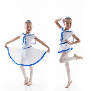 Vestito A Tema Marinaretta Bambina Completo Lamù