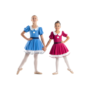 Vestito A Tema Scolaretta Bambina Tutù Saki
